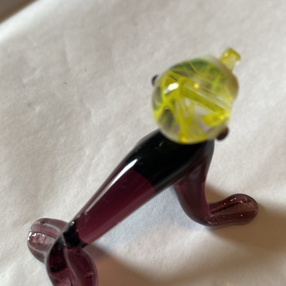 Vintage Walrus Seal Lampwork Glass Miniature Figurine Collectible. - Picture 3 of 6